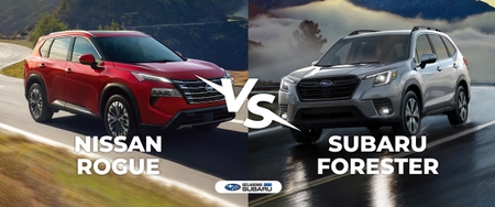 Nissan Rogue vs Subaru Forester 2024