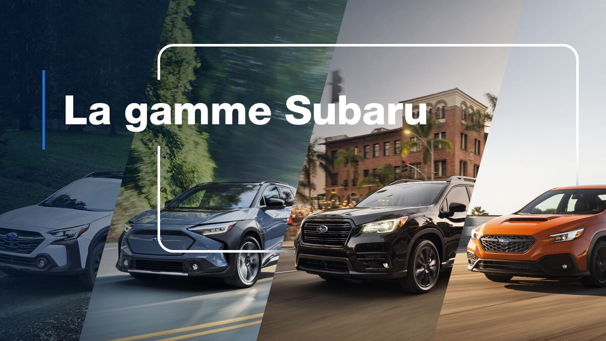 gamme subaru