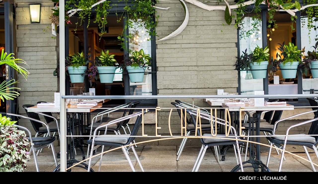 Vue de l'établissement du restaurant L'échaudé