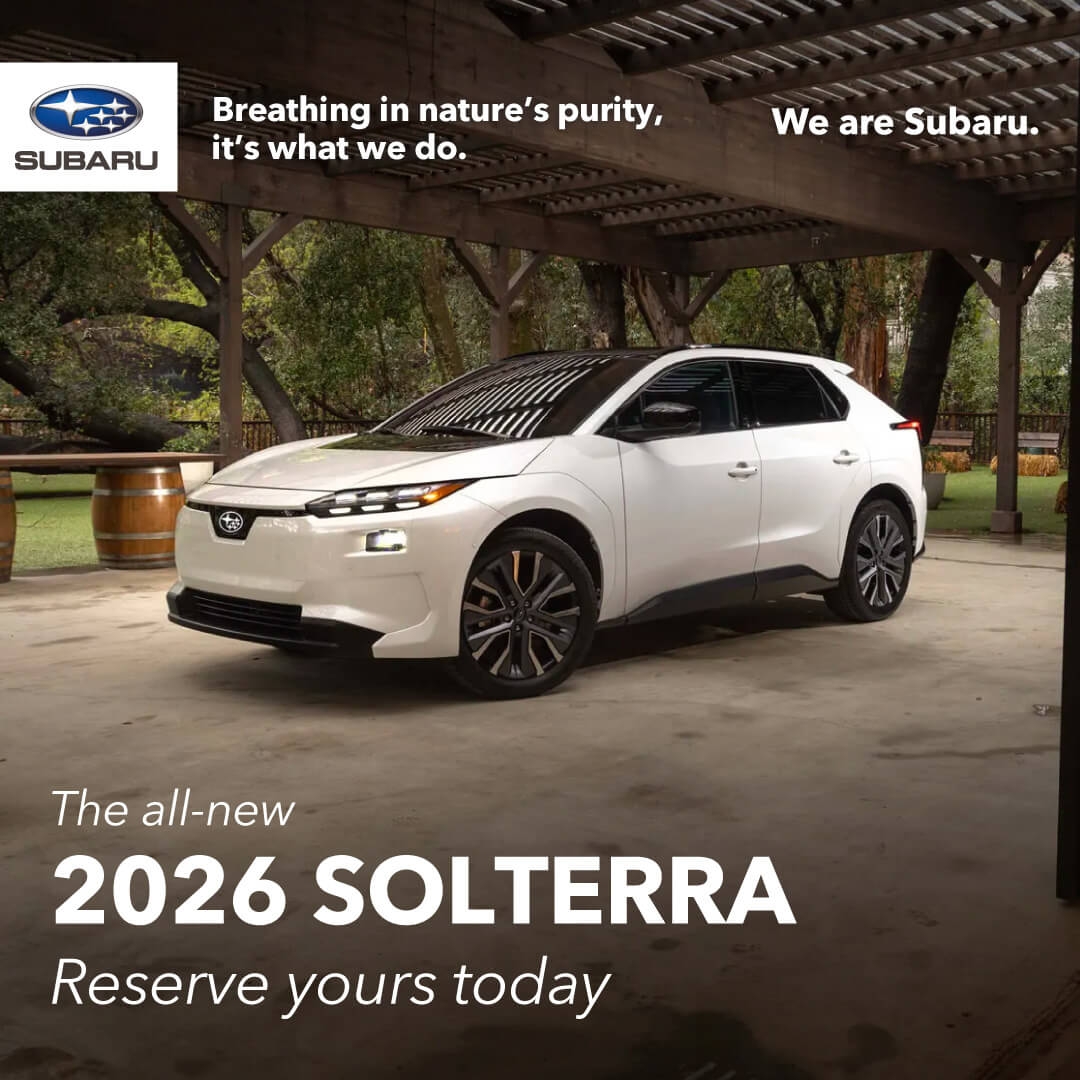 Desjardins Subaru's Monthly Special on the Subaru Solterra