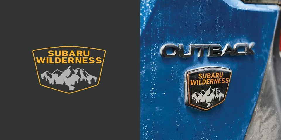 Subaru Wilderness logo et Outback wilderness