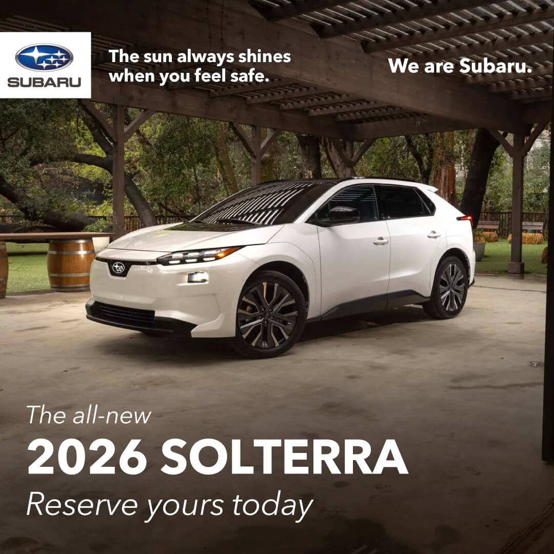 Desjardins Subaru's Monthly Special on the Subaru Solterra