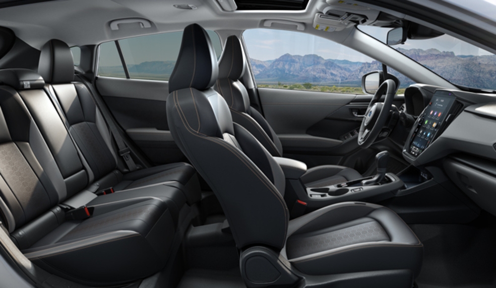 vue de l'habitacle d'un Subaru Crosstrek 2026