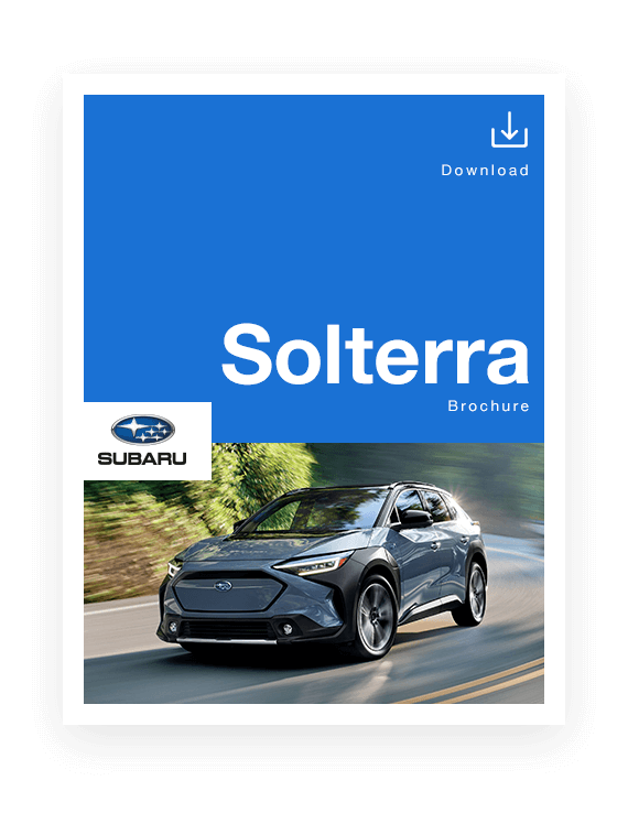 Subaru Solterra Brochure