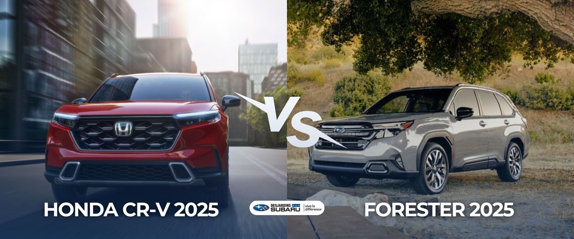 Honda CR-V vs Subaru Forester 2025