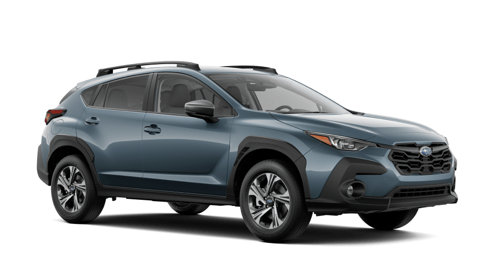 Vue 3/4 avant et latérale du Subaru Crosstrek 2025