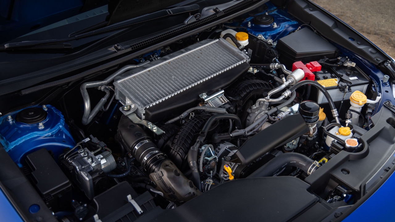 vue du moteur d'un Subaru WRX 2025