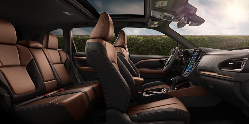 vue de l'habitacle d'une Subaru Forester 2026